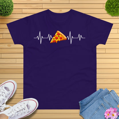 Pizza Herzschlag EKG  T-Shirt