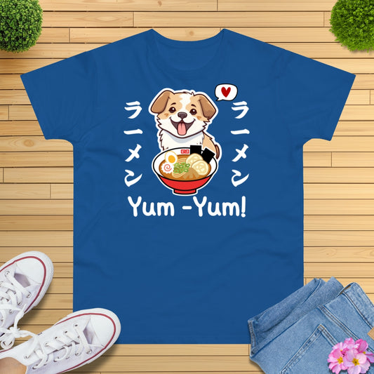 Kawaii Ramen Hund T-Shirt