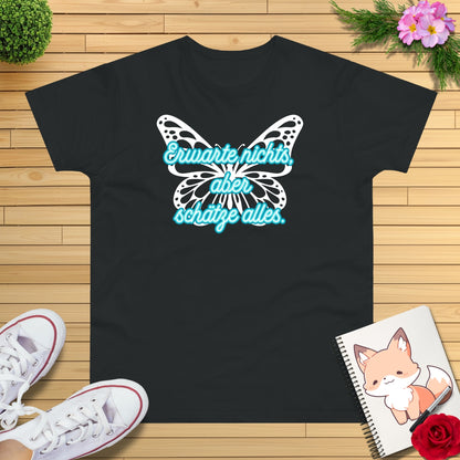 Schmetterling blau T-Shirt