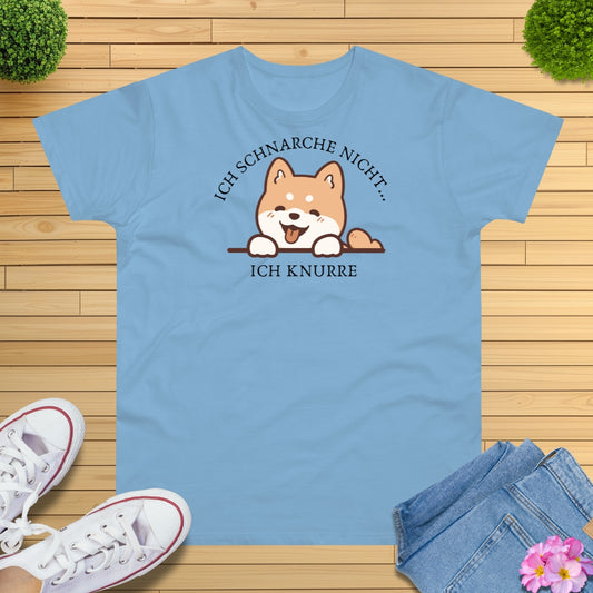 Ich schnarche nicht Hund T-Shirt