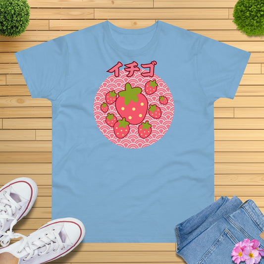 Pastell Erdbeeren T-Shirt