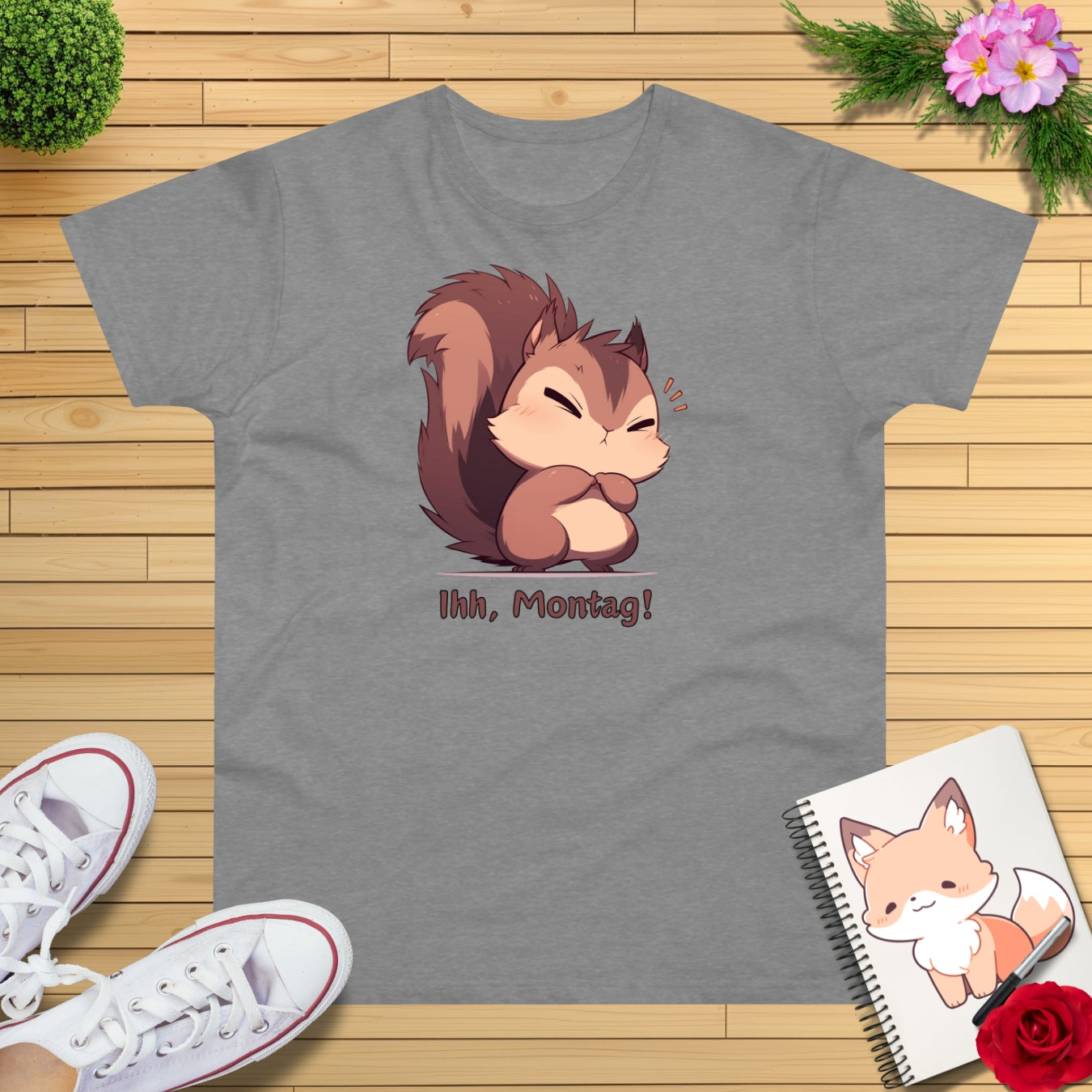Eichhörnchen "Ihh, Montag!" T-Shirt