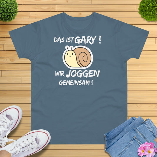 Lustiges Schnecke Joggen T-Shirt