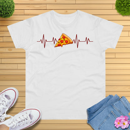 Pizza Herzschlag EKG  T-Shirt