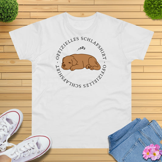 Offizielles Schlafshirt Hund T-Shirt