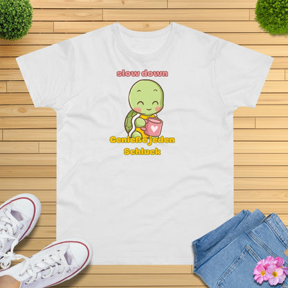 Slow down Schildkröte T-Shirt